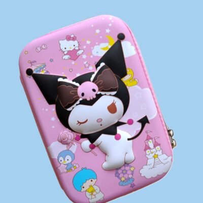 3D EVA Pencil Box, Kuromi (Pink)