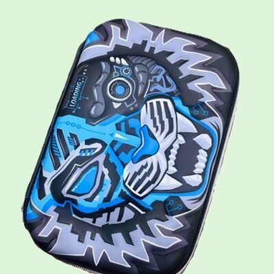 3D EVA Pencil Box, Tiger (Blue)