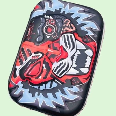 3D EVA Pencil Box, Tiger (Red)