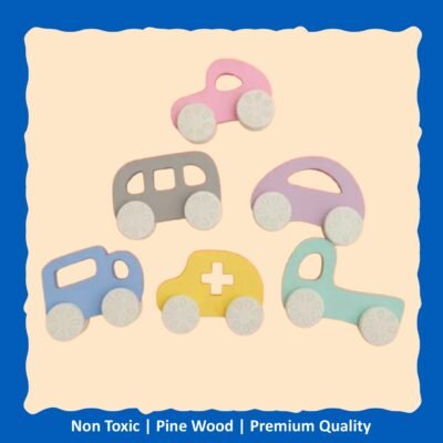 Wooden Toy Vehicle – Set of 6