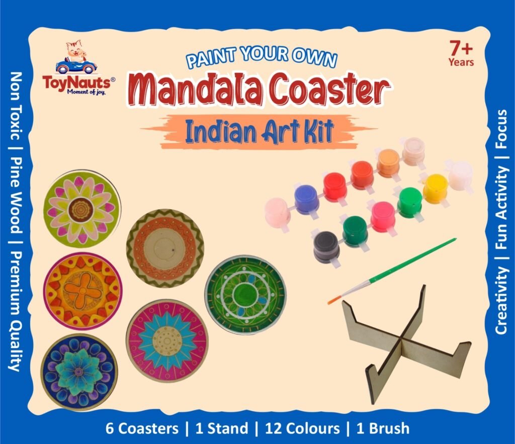Mandala Art Coasters – Indian