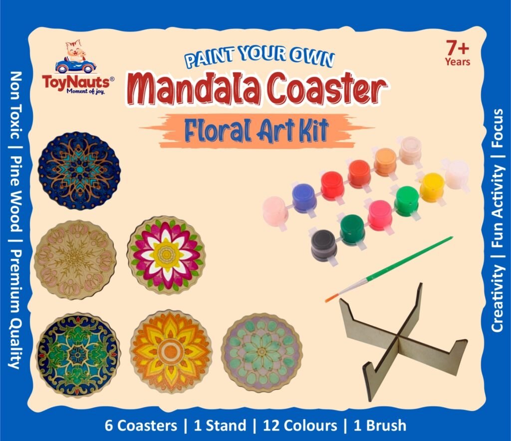 Mandala Art Coasters – Floral Art